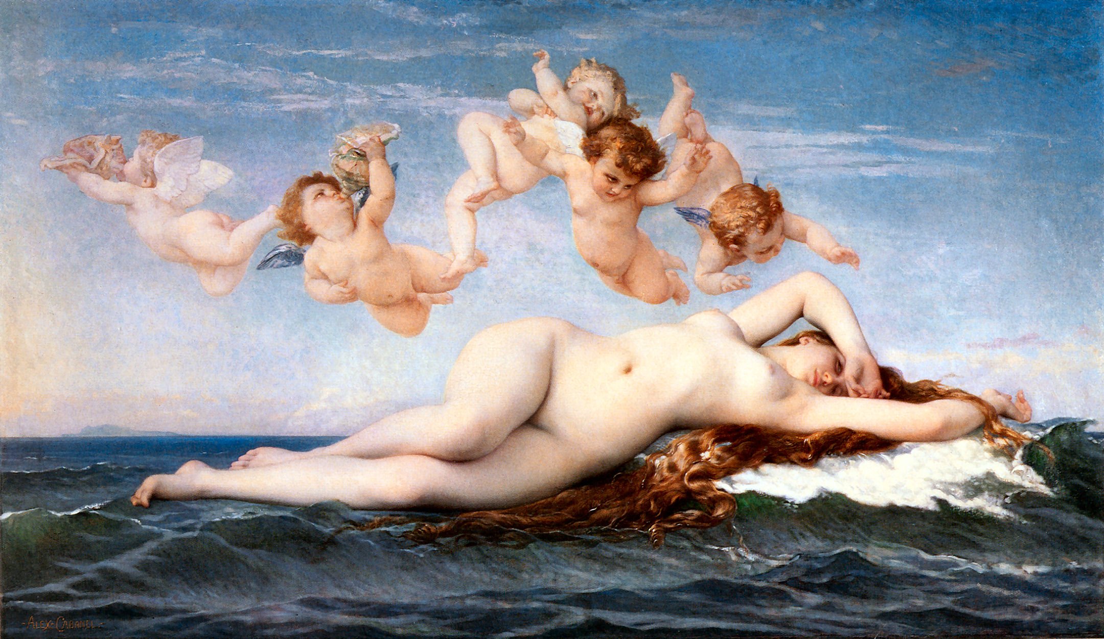 59 The Birth of Venus 1863 Alexandre Cabanel Art Print/Poster