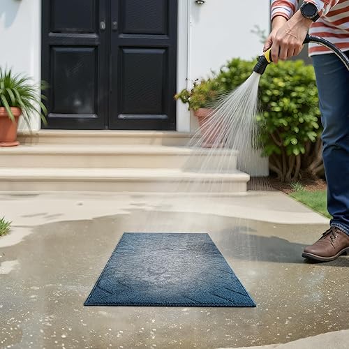 Miniatura 204 de GRANNY SAYS Felpudo para interiores, 32 x 48 pulgadas, antideslizante, tapete grande para puerta, tapete de bienvenida para exteriores, lavable