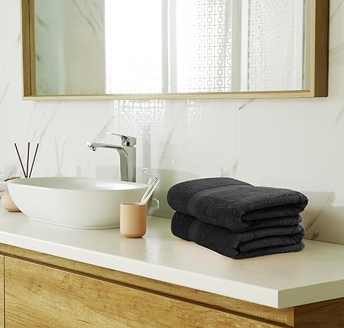 Vista 104 de Utopia Towels - Juego de toallas de 8 piezas, 2 toallas de baño, 2 toallas de mano y 4 para la cara, 100% algodón hilado en anillo, 600 GSM, Azul