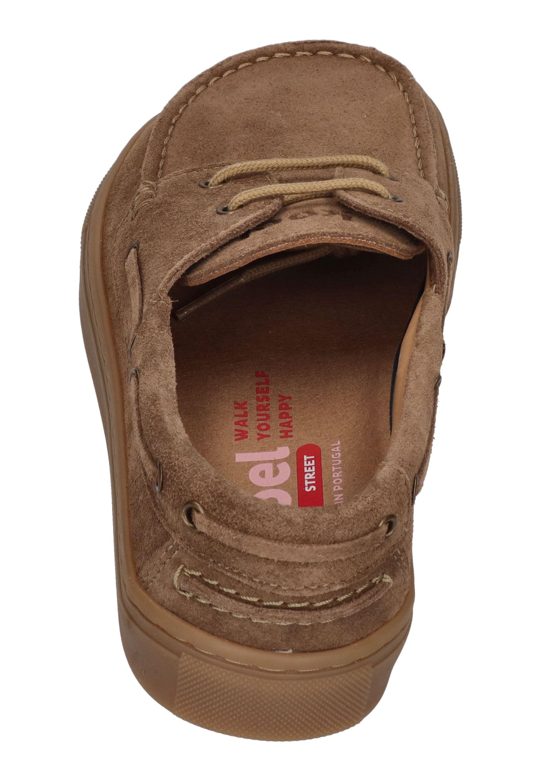 KOEL Barefoot Damen Halbschuhe Bootsschuhe HIVERA Suede Taupe