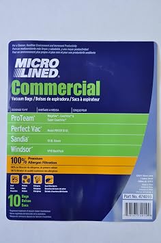 DVC 10 Quart Backpack Vacuum Bags