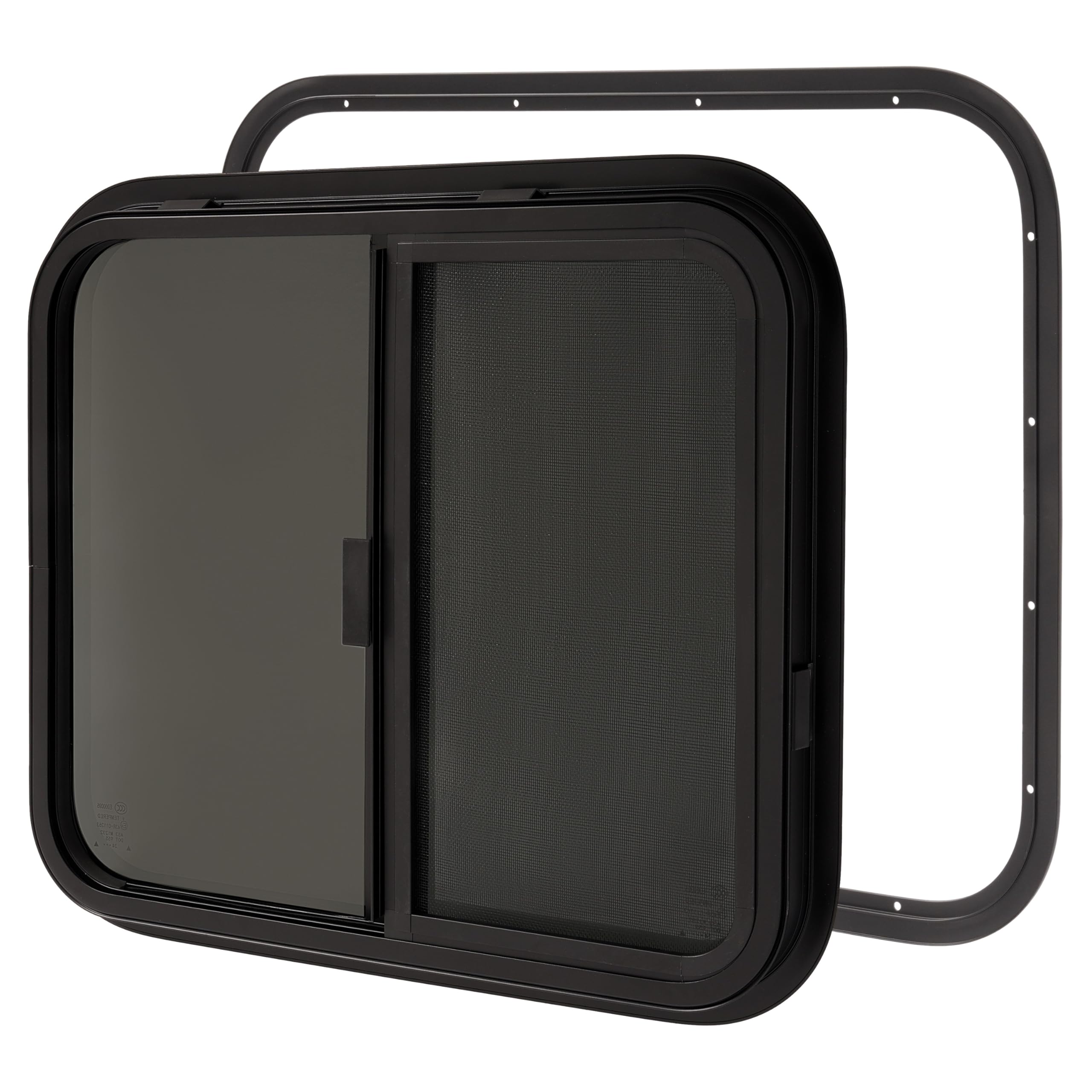 Photo 1 of HECASA 1PC 24" W X 20" H RV Window Teardrop Horizontal Sliding RV Window