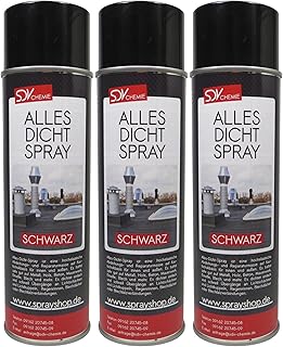 SDV Chemie Allesdichtspray schwarz 3x 500ml Sprühdichtung Dichtungsspray Versiegelung