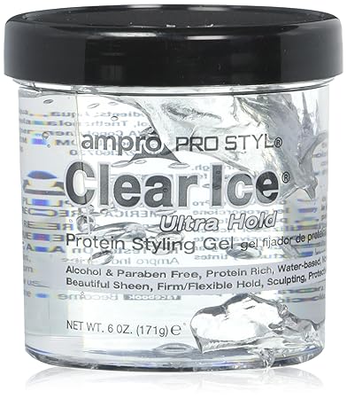 U/S Ampro Prot Clr Gel Size 6.0 Beauty Enterprises Ampro Clear Ice Protein Styling Gel 6oz