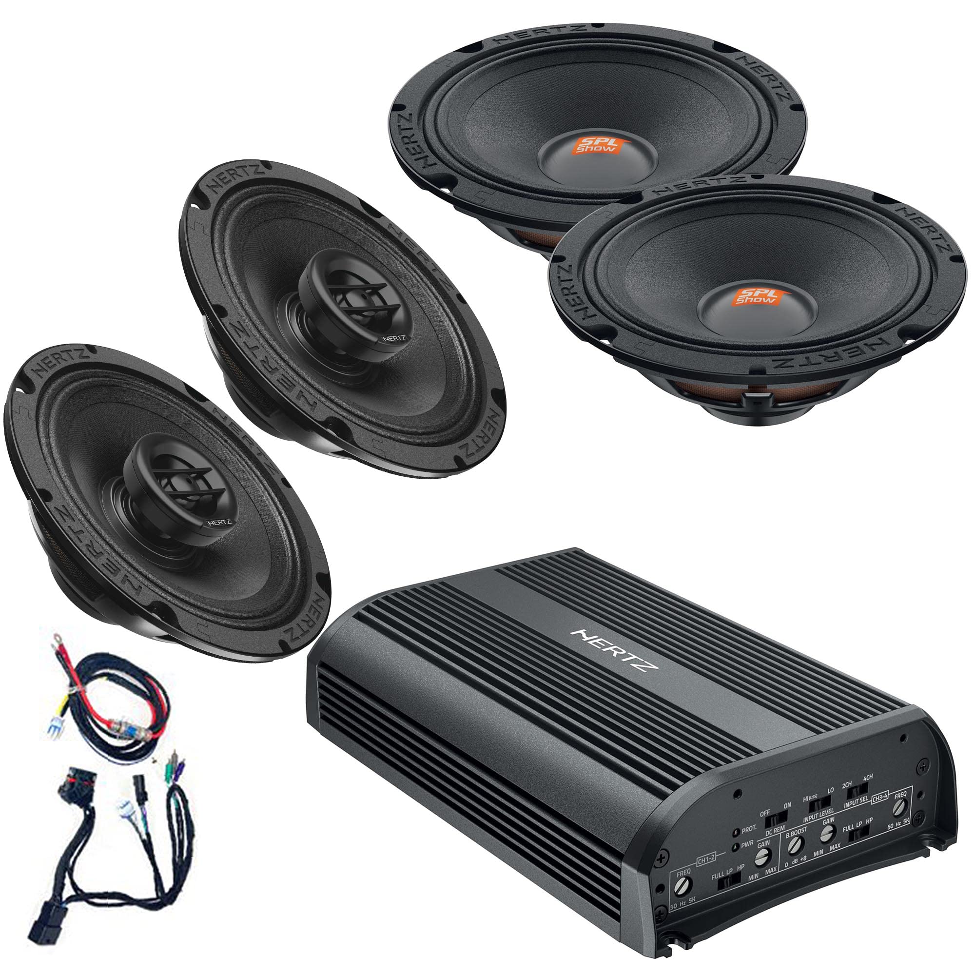 Amazon.com: Hertz HSP2 Plug and Play 4 Speaker Kit for Factory
