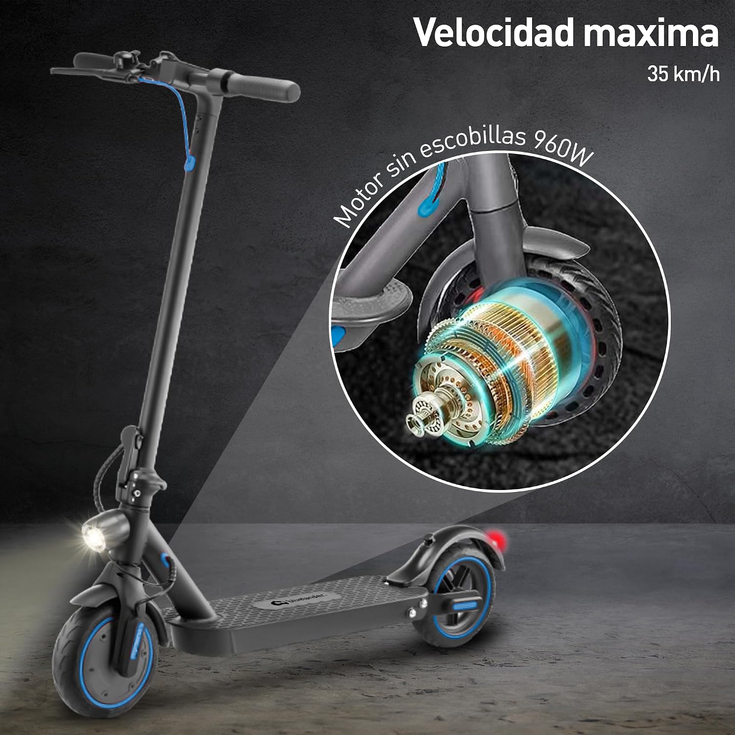 Bluelander E9 MAX brushless motor detail