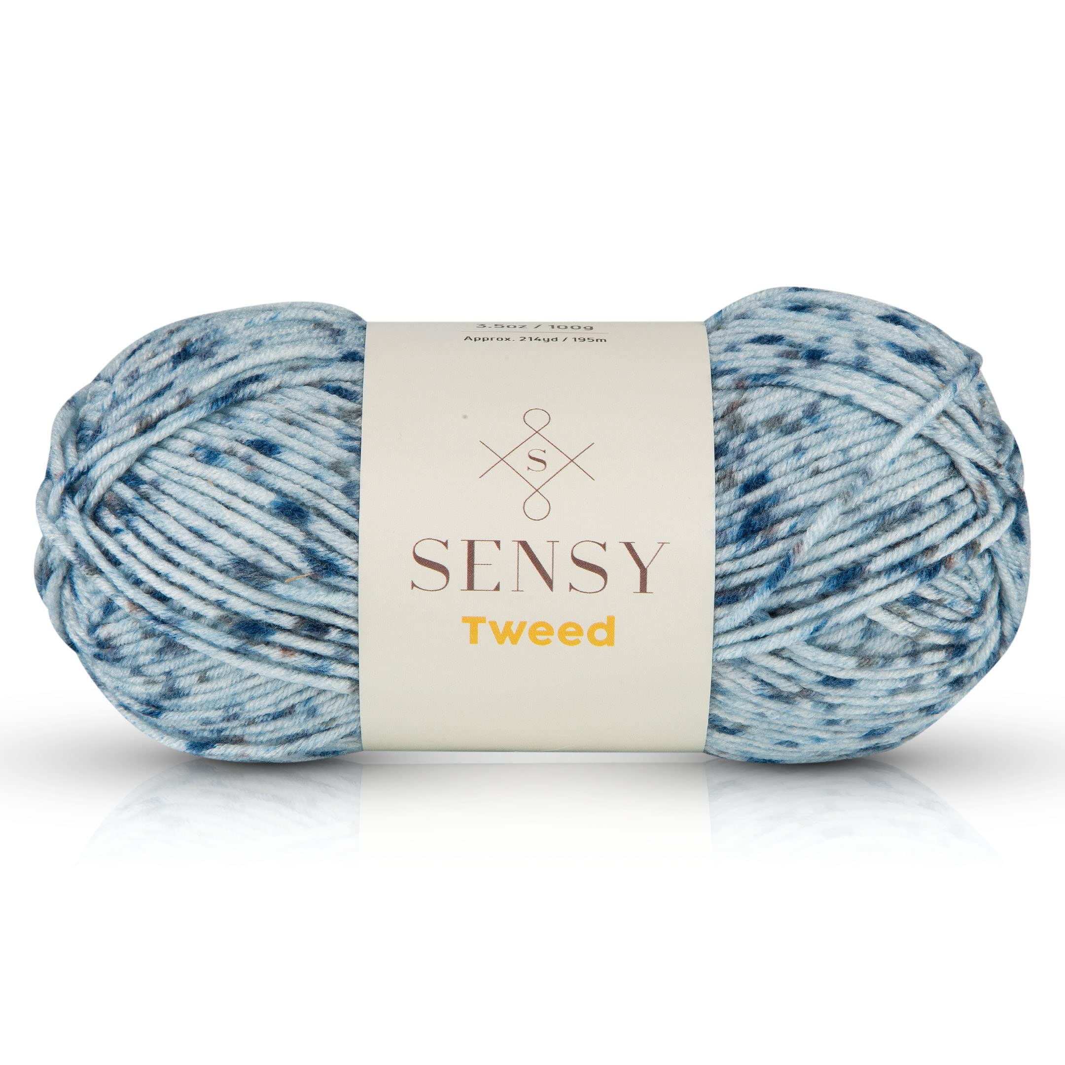 6 Pelotes De Laine Sport Tweed - 100 G Chaque, Sans Marque, Neuves, Pour Tricot Créatif