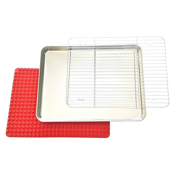 Buy Stainless Steel Baking Tray Sheet Cookies Pastries Indoor Outdoor