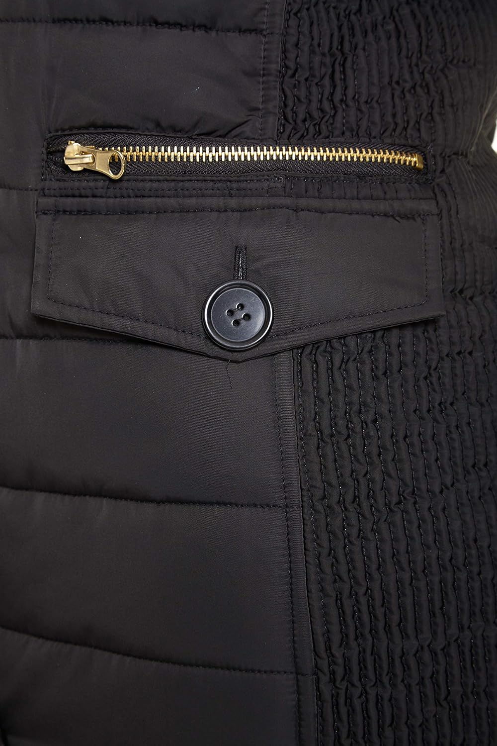 Excelled Women's 3/4 Length Hooded Puffer Jacket