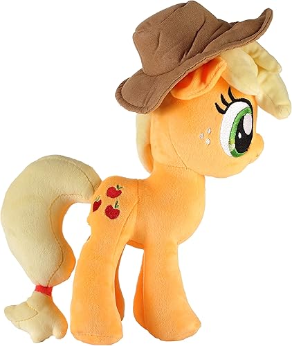 My Little Pony - Juguete de peluche Applejack, producto oficial, suave y adorable coleccionable para fanáticos y coleccionistas, regalo ideal para