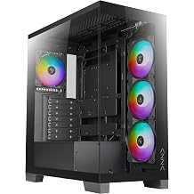 AZZA CSAZ-570B Cove/Gaming/ATX Mid-Tower/Computer Case/Back-Connect Supported