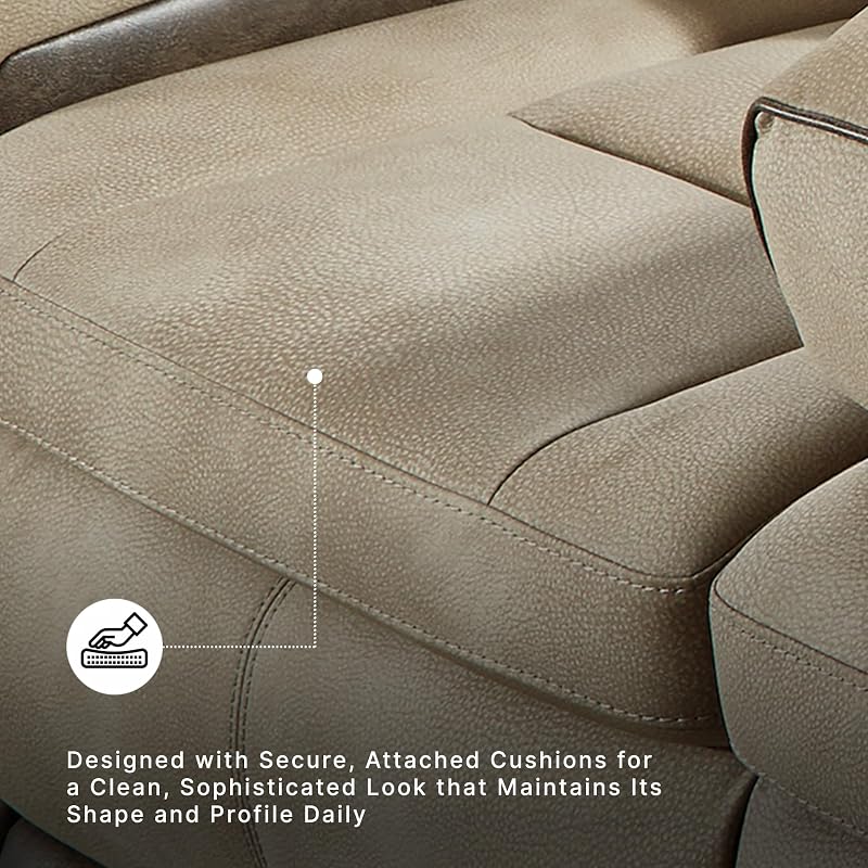 Signature Design by Ashley Next-Gen DuraPella Power Reclining Sofa, Sand image 6