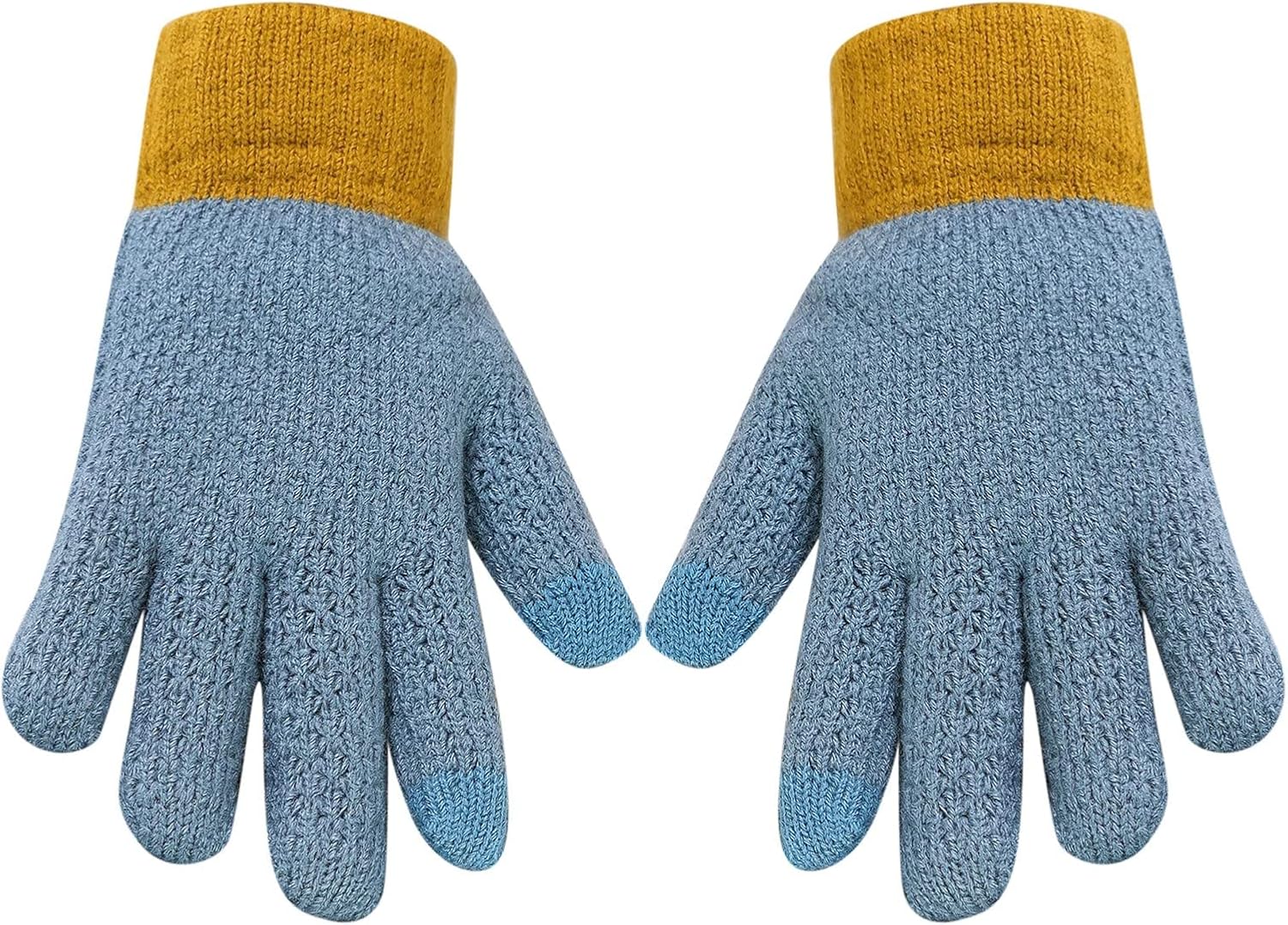 Guanti Magici Per Adulti, Elasticizzati, Invernali, Caldi E Morbidi (giallo Fluo - Foto 7