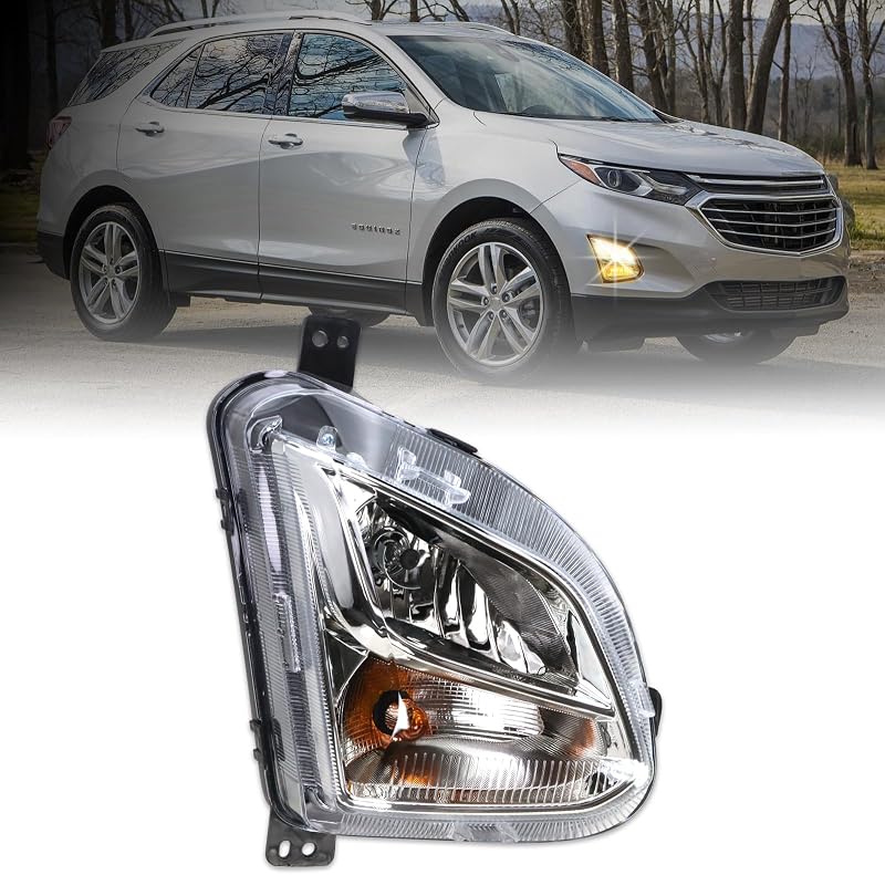 Farol de neblina dianteiro direito Lqito para Chevrolet Equinox 2018 a 2021 – 1 unidade