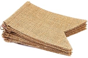 DIY Burlap Banner, Personalized Blank Burlap Banner for All Occasions - Weddings,...