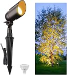 Cheopha Low Voltage Landscape Lighting 12 Volt Landscape Lights, with LED 4W MR16 Landscape Lights 2700K, IP67 Waterproof Aluminum Body for Garden, Lawn, Yard Lights 2-Pack
