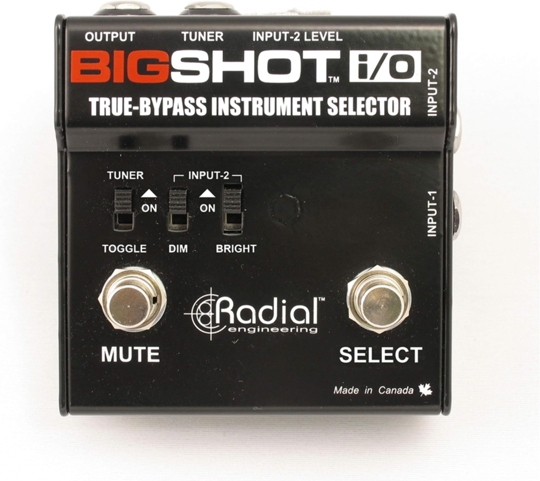 Radial BigShot I/O True Bypass Selector Switch
