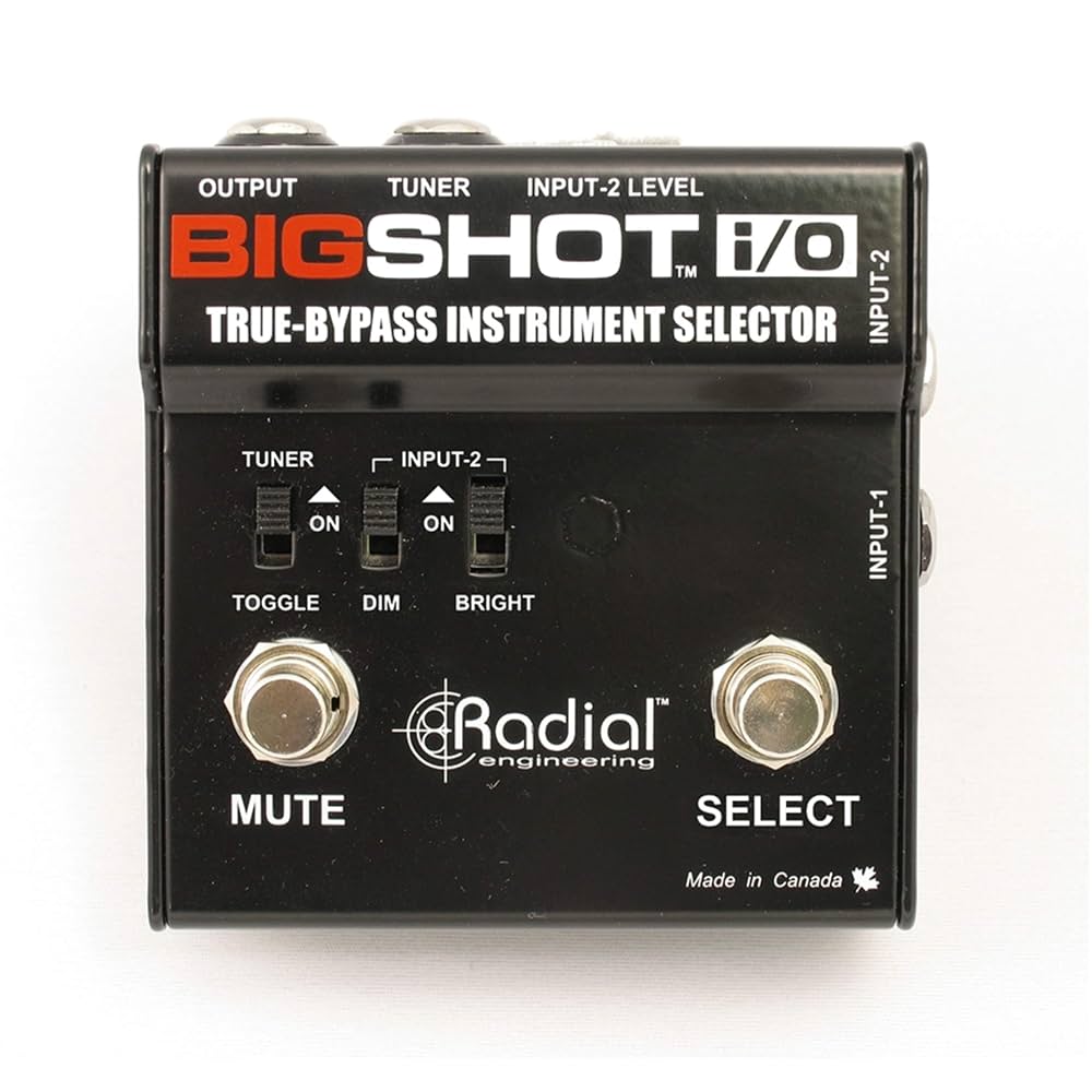 Radial BigShot ABY トゥルーバイパススイッチャー Radial Engineering 2アンプスイッチャー BigShot ABY - 株式