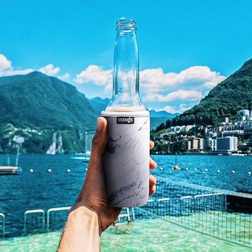 Miniatura 6 de Cosmos 10 piezas de neopreno suave de 12 onzas delgadas para latas de cerveza, funda aislante para latas de cerveza y bebidas