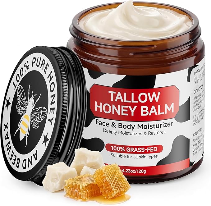 FaczUryn Beef Tallow Honey Balm: Ultimate Hydration Powerhouse