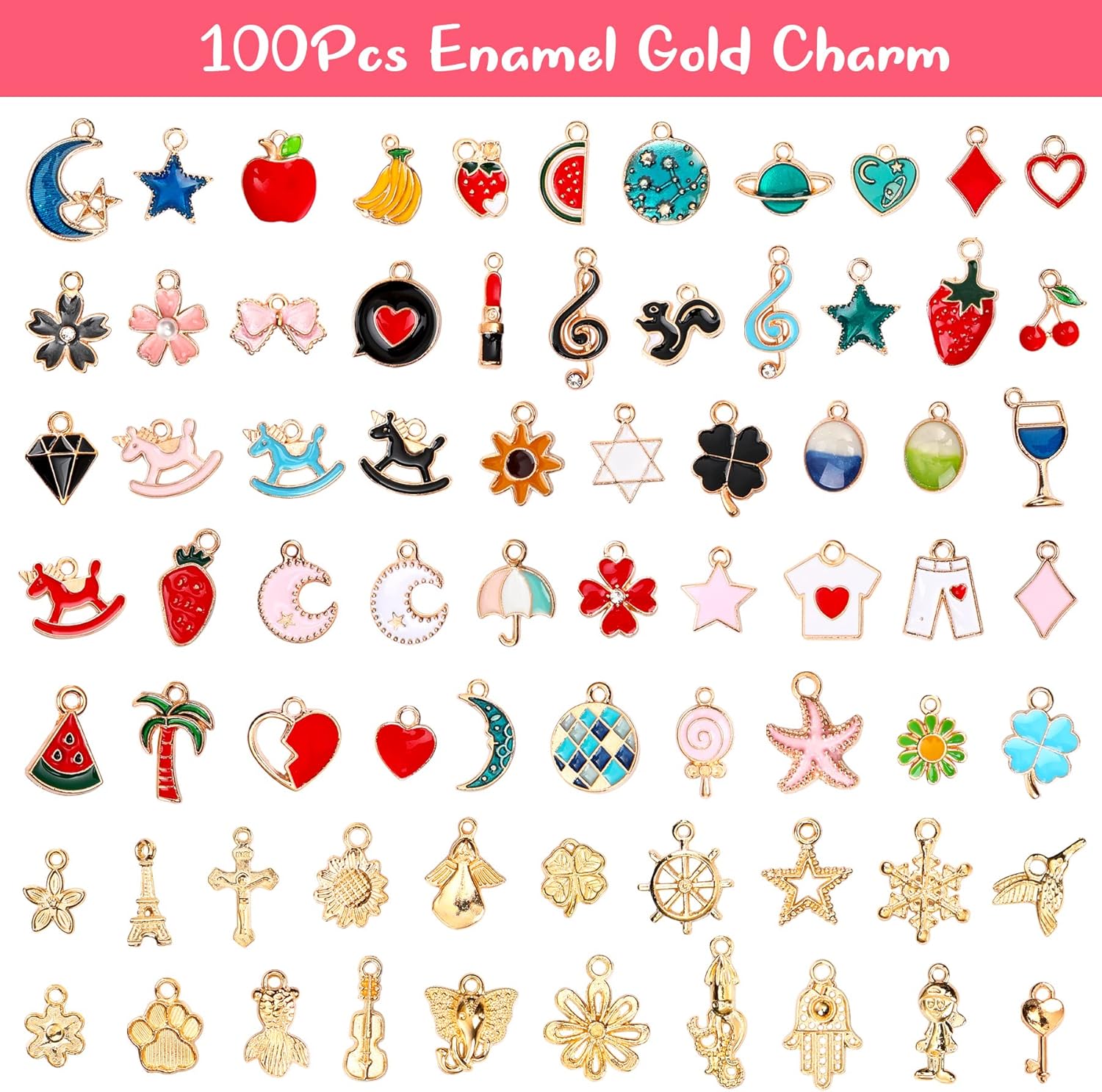 UPINS 30Pcs Silver Expandable Blank Bracelets Adjustable Wire Bangles with 100Pcs Tibetan Silver Charms, 200Pcs Open Jump Rings for Jewelry Making (Multicolor) - Image 2