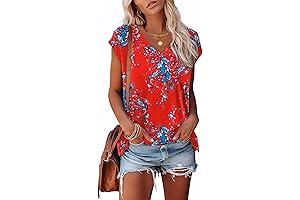 2024 Cap Sleeve Womens Summer Tops