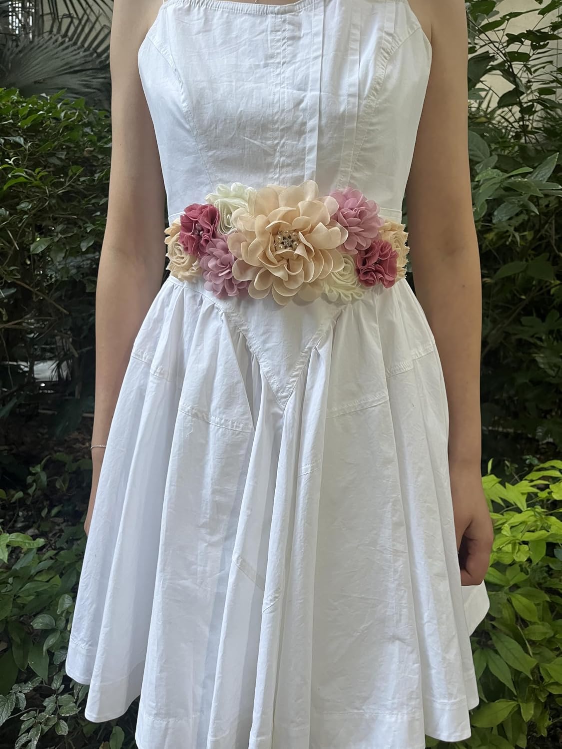 Maternity Flower Belt for baby shower Mommy Sash Pregnancy Belt