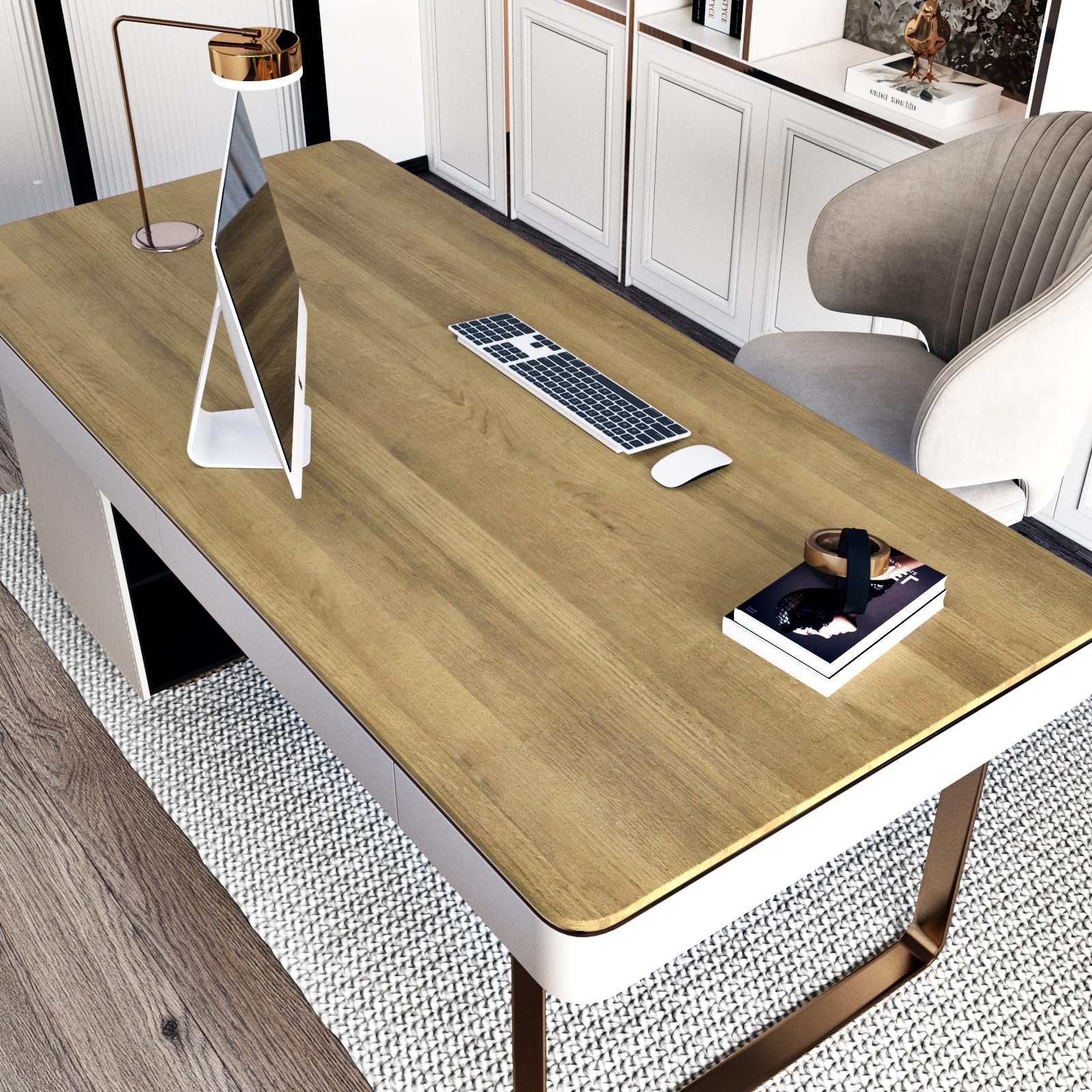 Timeet Zelfklevende folie, 40 x 500 cm, eikenhout, meubelfolie, vintage houtlook, zelfklevende meubelstickers, houtnerf, bruin, houtbehang, decoratieve folie, wandbekleding, wandpapier, designfolie