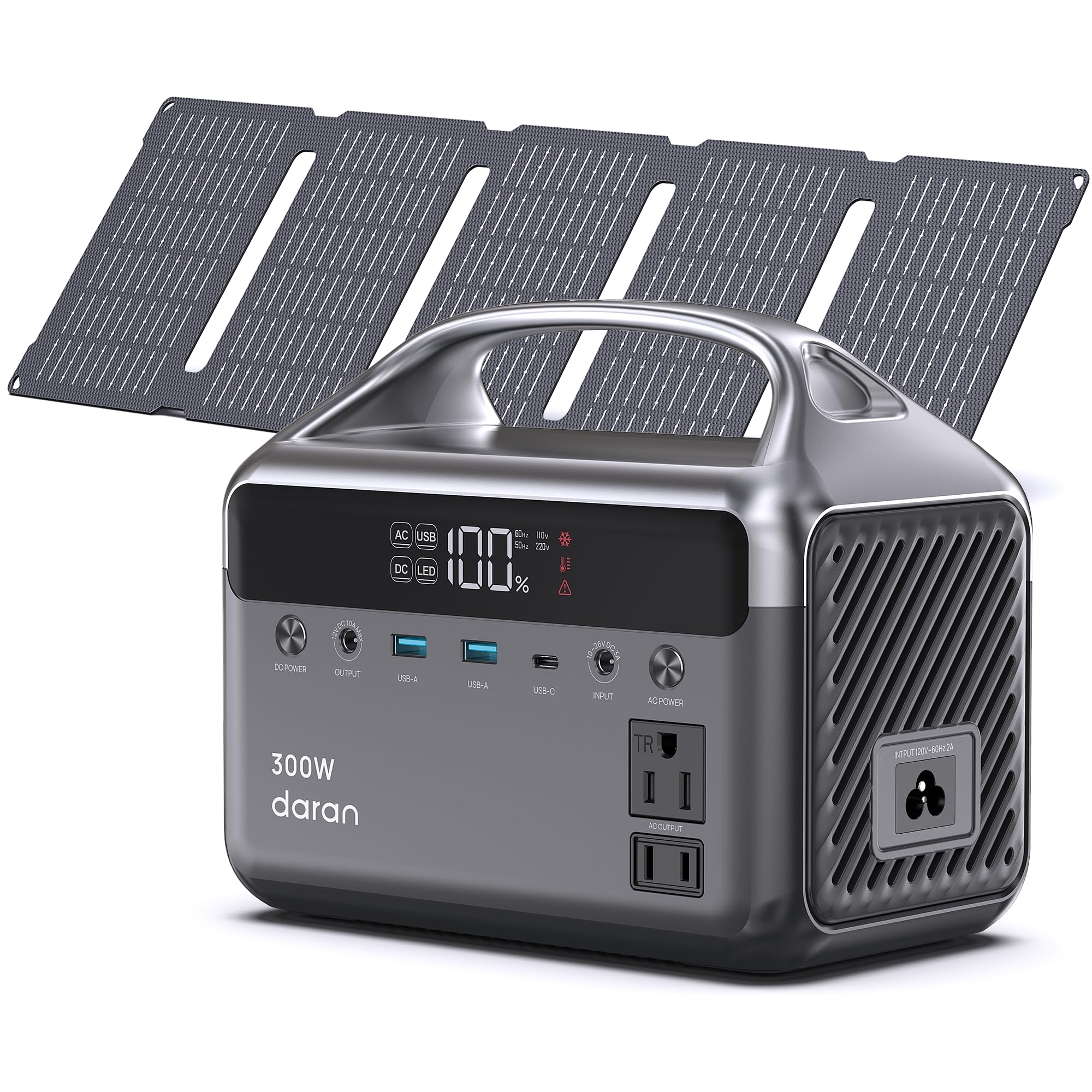 Amazon.com: Portable Power Station 300W, 192Wh LiFePO4 Battery