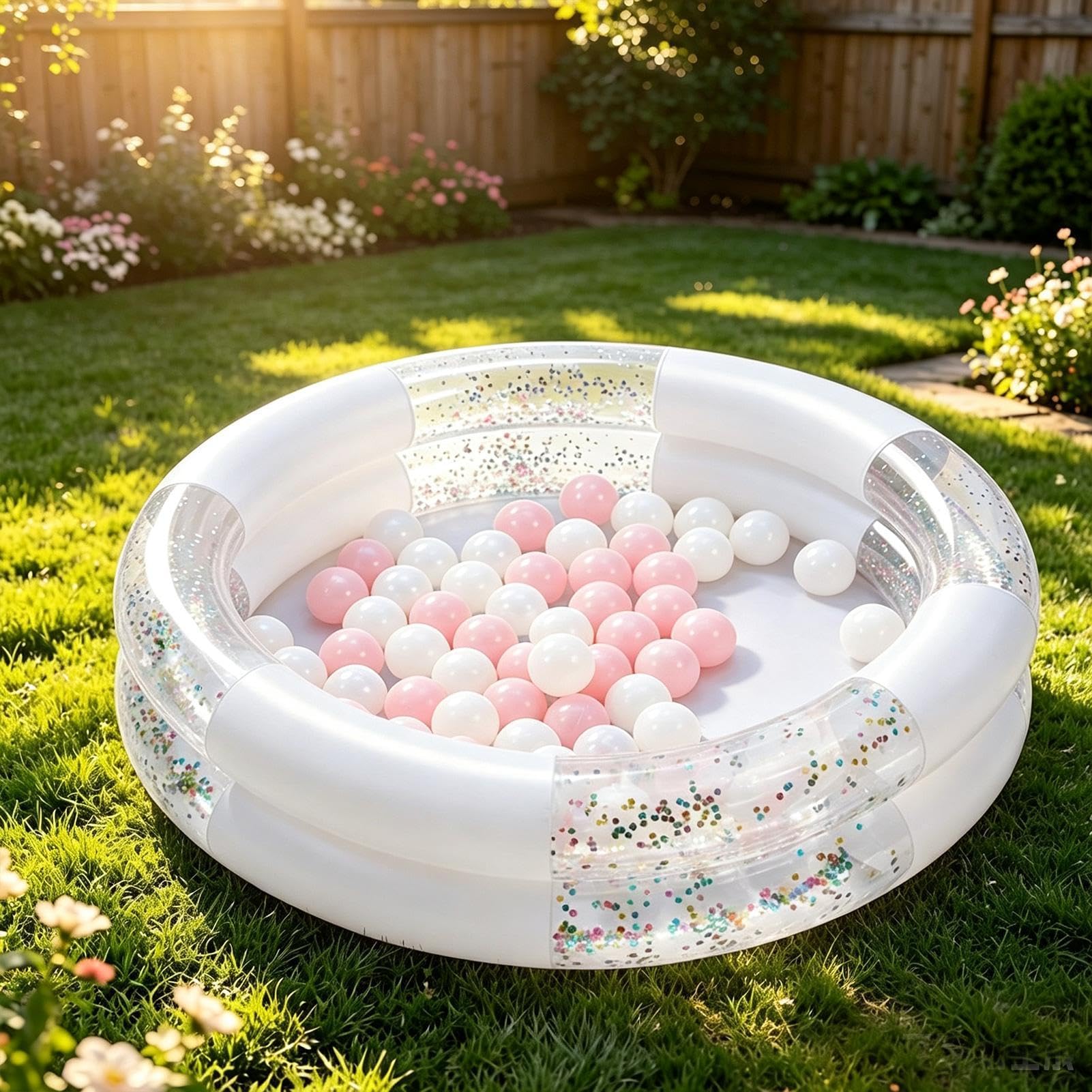 Kinderplanschbecken Kleine Aufblasbare Wasserspielzeuge Für Den | Kinder-Mini-Pool für Mädchen Hinterhof Sommer Badewanne Park Duschen Garten drinnen