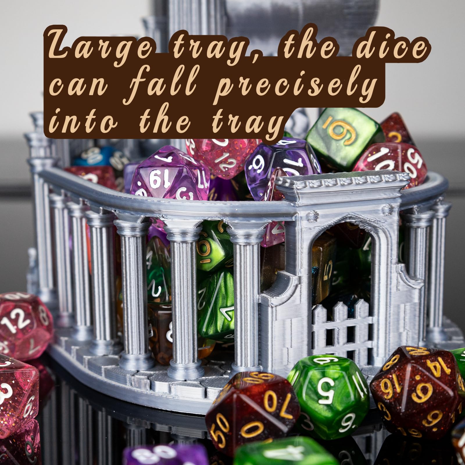 Torre De Dados Del Cíclope - Accesorio De Resina Para D&D Y Juegos De Rol, Lanzador De Dados 3D