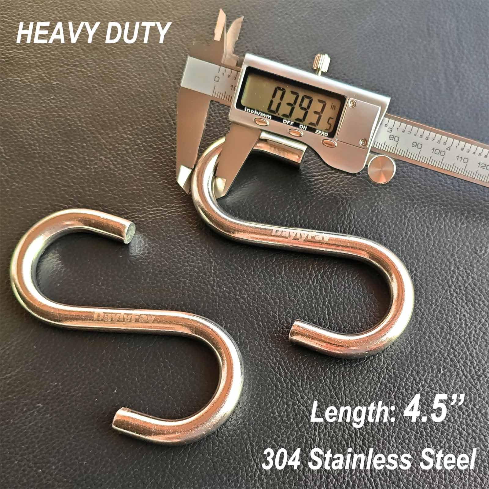 Heavy Duty S Hooks - 700 lb Capacity -5 Heavy Duty S Hooks - 700 lb Capacity -5
