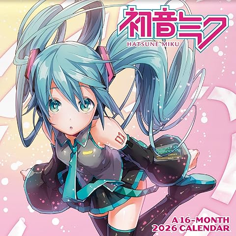 2026 Hatsune Miku Mini Wall Calendar