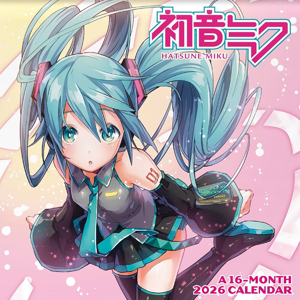 2026 Hatsune Miku Mini Wall Calendar | Amazon.com.br