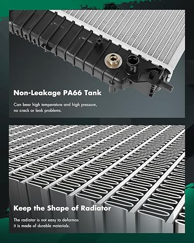 Vista 90 de SCITOO Reemplazo completo del radiador de aluminio para 1993-1998 para Toyota para T100 2.7L 3.0L 3.4L 2090 Radiador