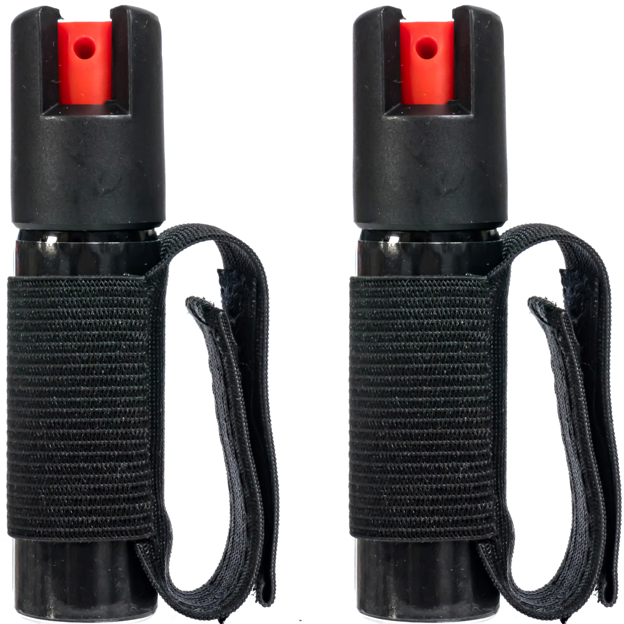 Burn Pepper Spray for Self Defense - 0.84oz Compact Pepper Spray for Women Men with Hand Strap, Maximum Strength, Police Grade with UV Dye, Ideal for Personal Safety, Joggers & Home Defense - 2 Pack