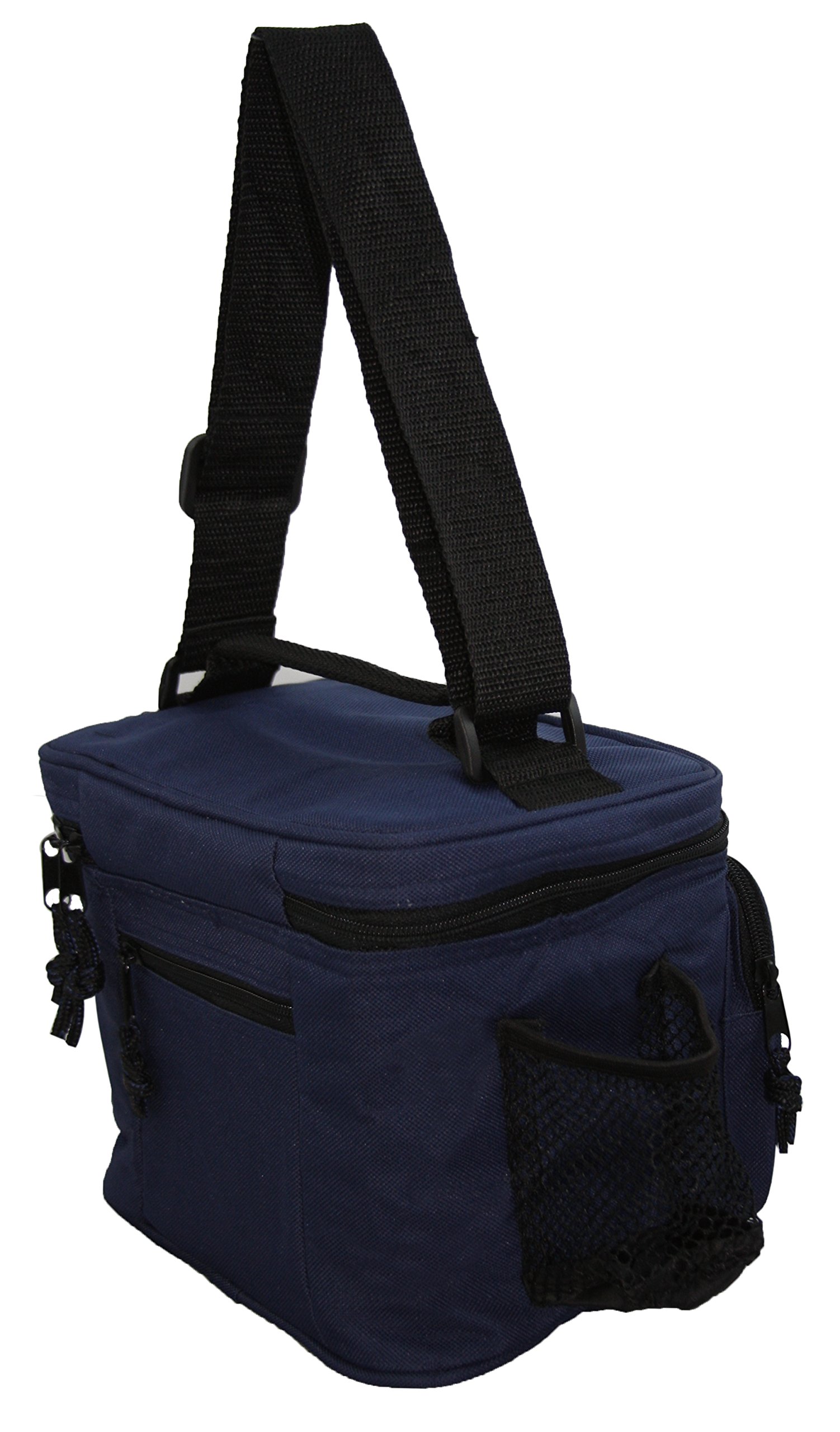 Cooler with Bottle Holder and Cell Pouch