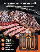 Vista 3 de Nuwave Air Fryer Grill Oven Combo, TRUE Char & Flavor, 100 in 1 Super Convection Toaster Oven Countertop, Excellent Thermal Insulation, POWERPORT™