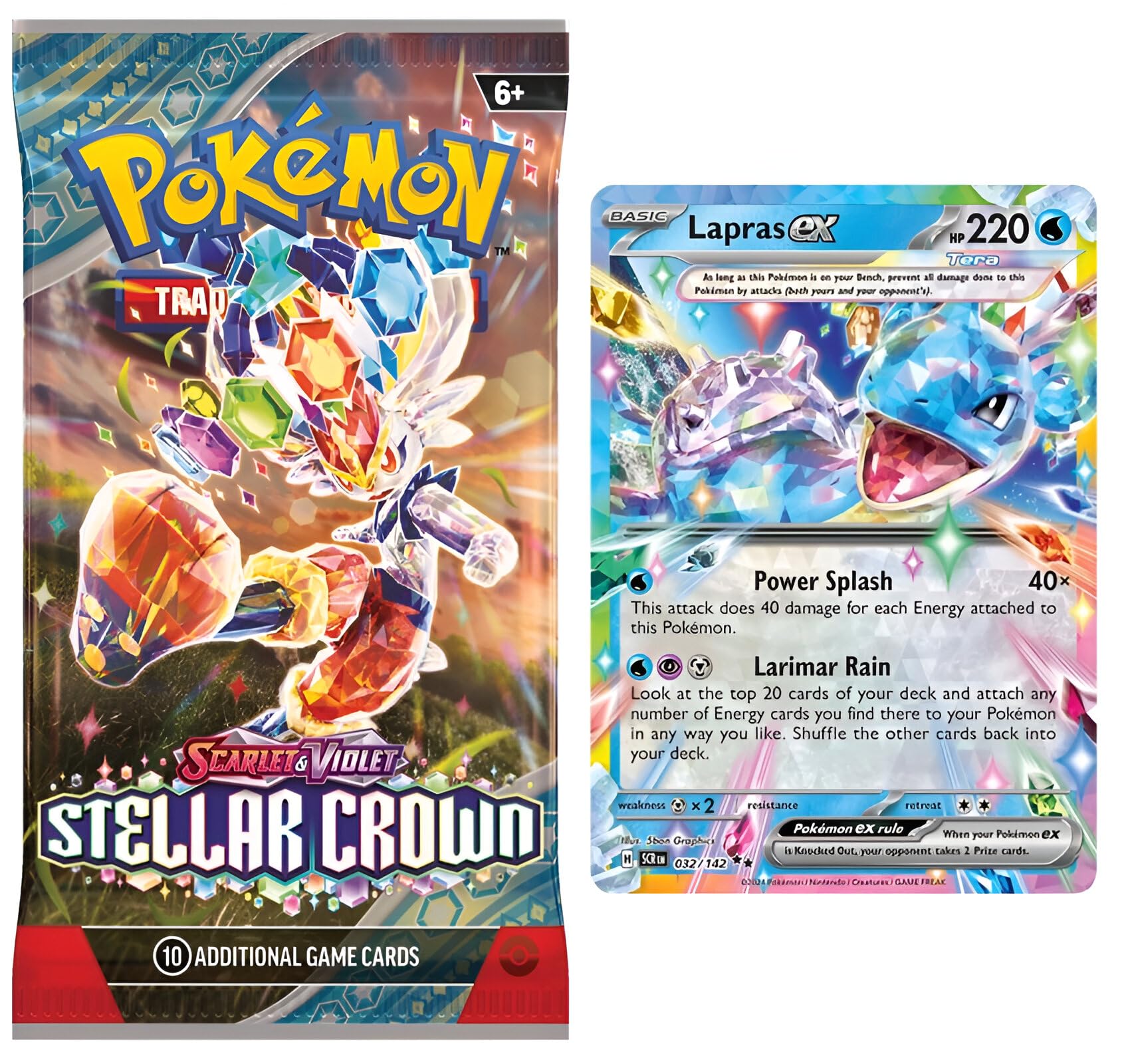 Pokémon TCG Booster Pack & Ultra Rare Card Bundle, 63.5 x 88.9 mm - Image 4