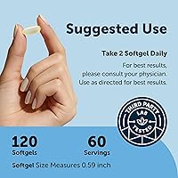 Vista 3 de Micro Ingredients Supreme Omega-3 Aceite de pescado con EPA y DHA ultra altos, cápsulas blandas sin eructos rTG Omega-3 con vitamina D3 Pescado