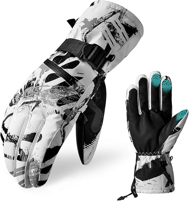 TRILINK Ski Thermal Gloves - Touchscreen -29 Coldproof Winter Gloves, Waterproof Warm Gloves for Skiing Snowboarding Cycling Running Climbing Hiking and other Winter Outdoor Sports - Unisex