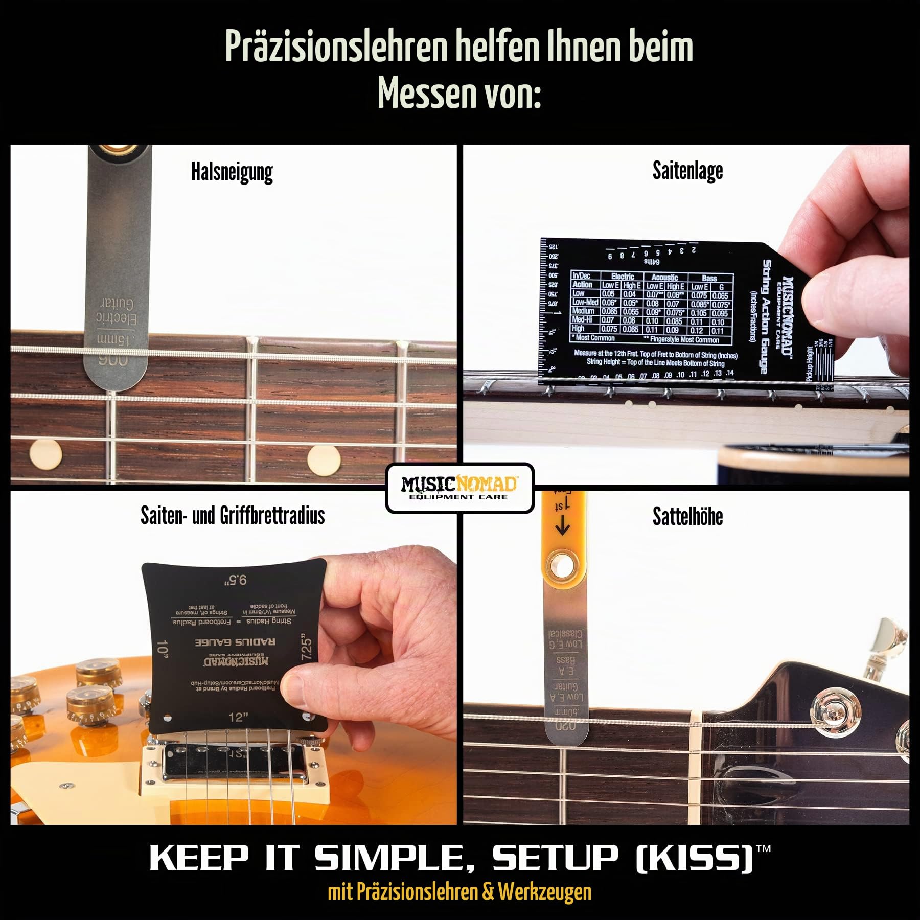 MusicNomad MN609 Kit Keep It Simple, Setup (KISS) – MN229, MN235, MN604