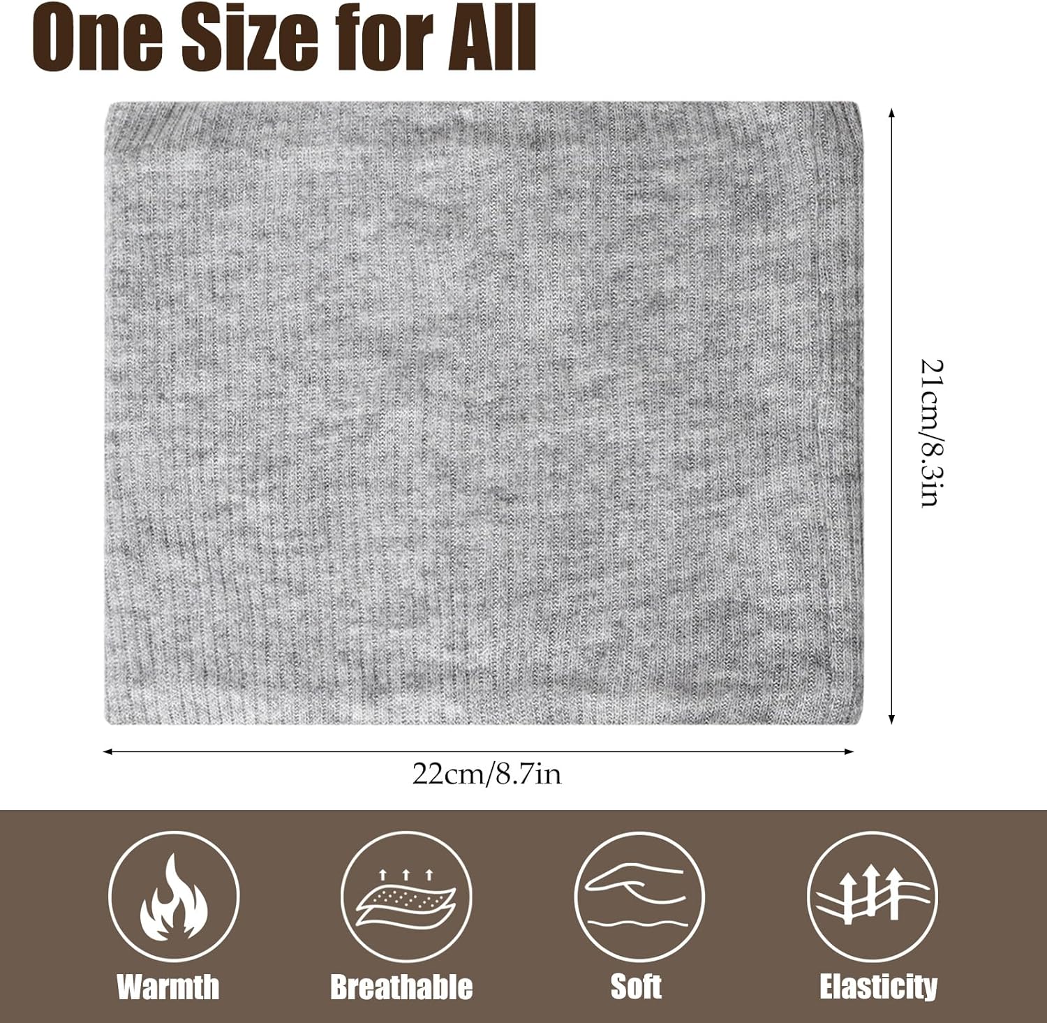 3Pcs Winter Neck Warmer Gaiter for Women Men Thermal Fleece Ski Face Mask Cover Windproof Scarf for Skiing Hiking - Image 2