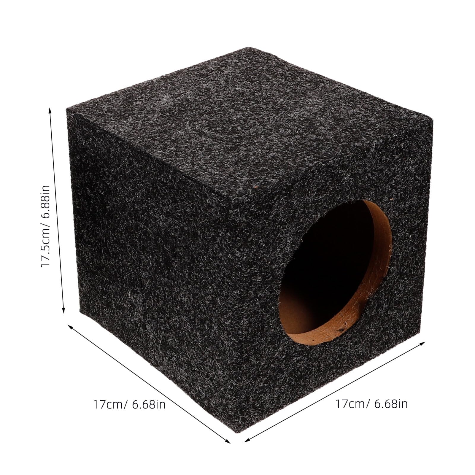 OSALADI 1paio Cassa Per Altoparlanti Auto Scatola Subwoofer Quadrata Design Vuoto Per Migliorare La Qualità Del Suono Facile Installazione Per Appassionati Di Audio Per Upgrade Audio Auto