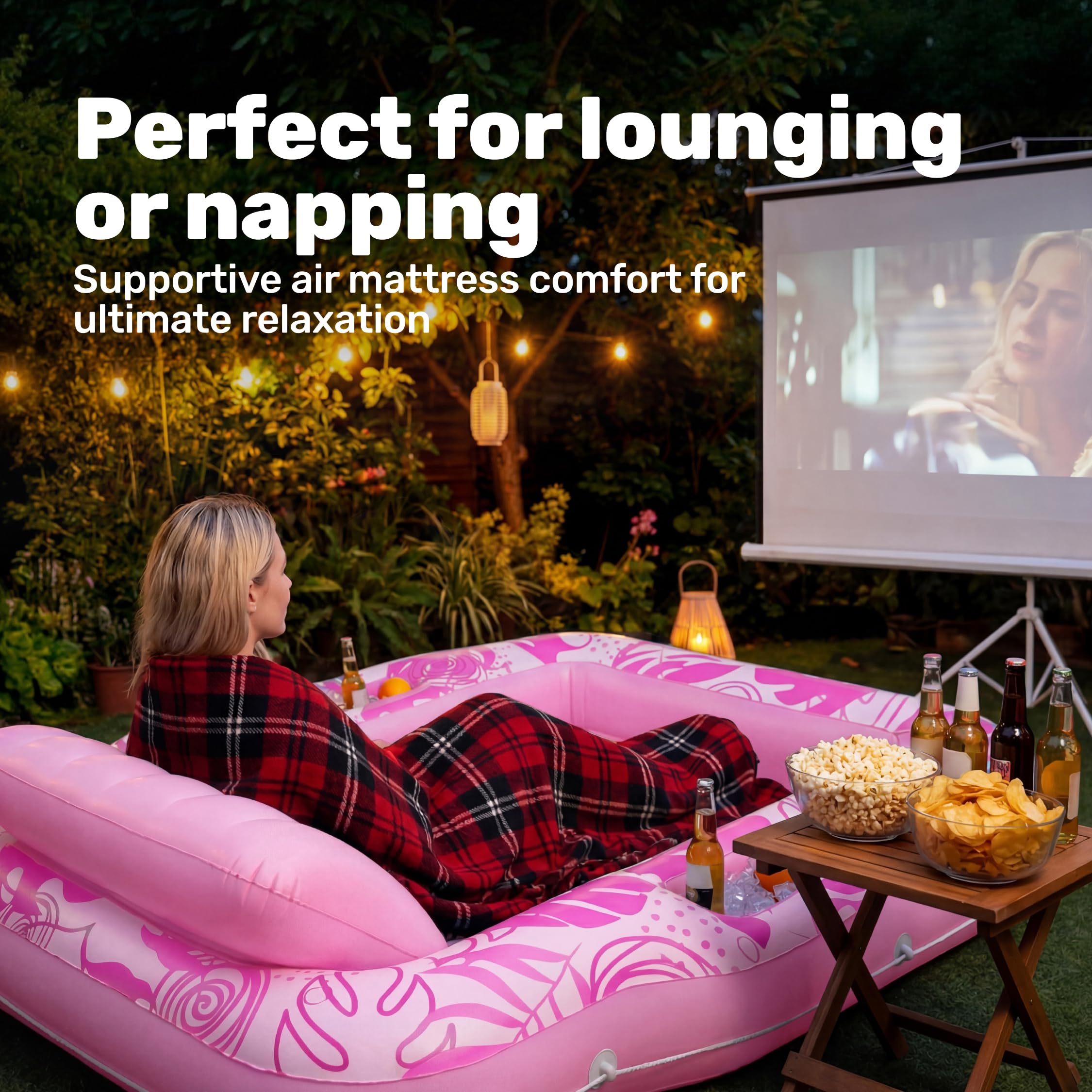 Sloosh Inflatable Tanning Pool Lounge Float - Image 7