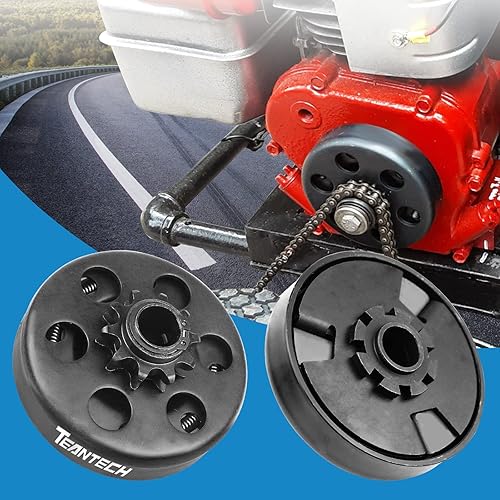 Vista 18 de Go Kart Embrague 5/8 Diámetro 35 Cadena 11 Diente Piñón para Go Kart Mini Bike