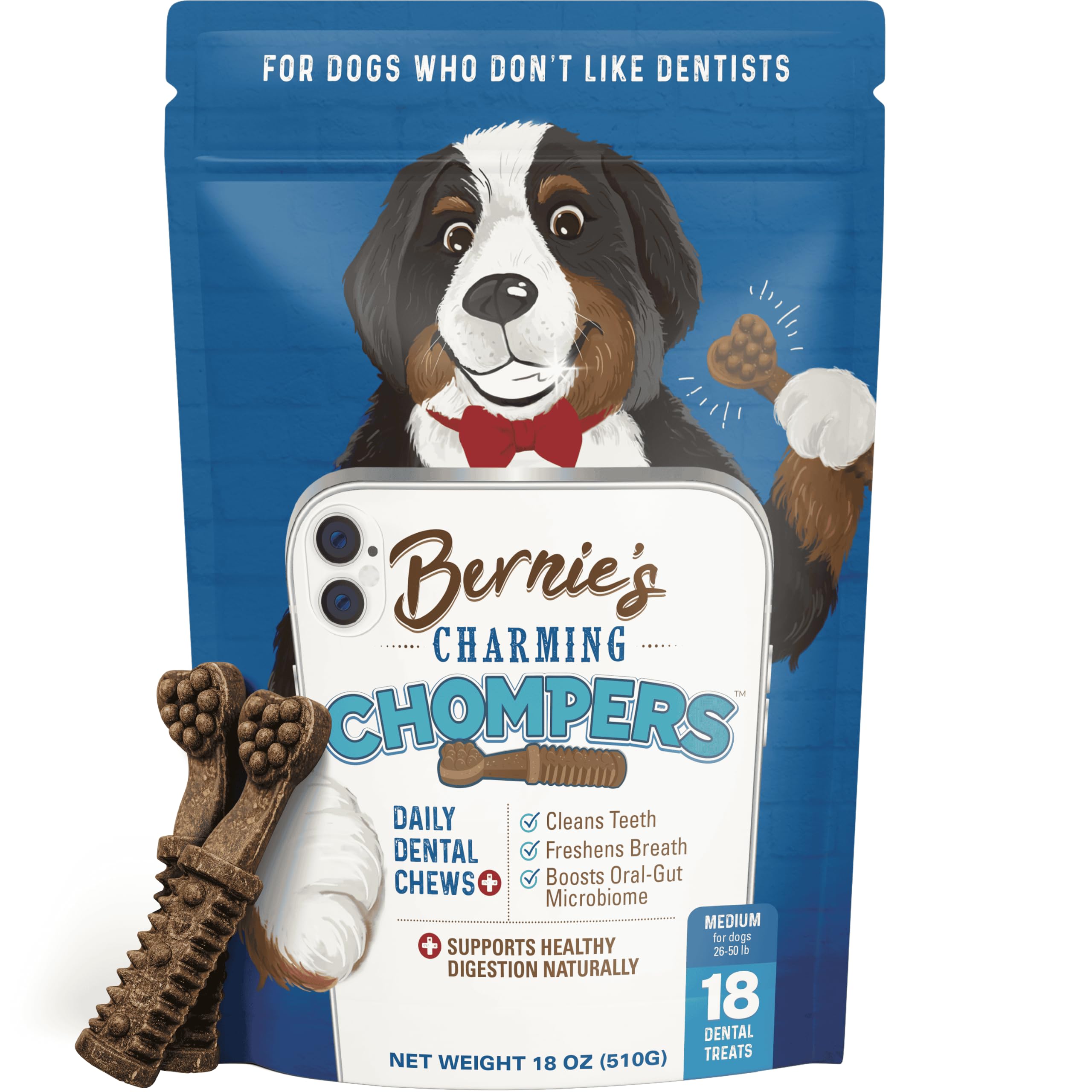Bernie's Charming Chompers Dog Dental Chews