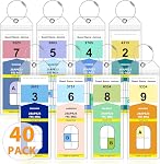 8 Pack Luggage Tags Travel Essentials & Cruise Essentials for NCL, Princess, Carnival, Royal Caribbean & Celebrity Cruise Ships by SEAVILIA