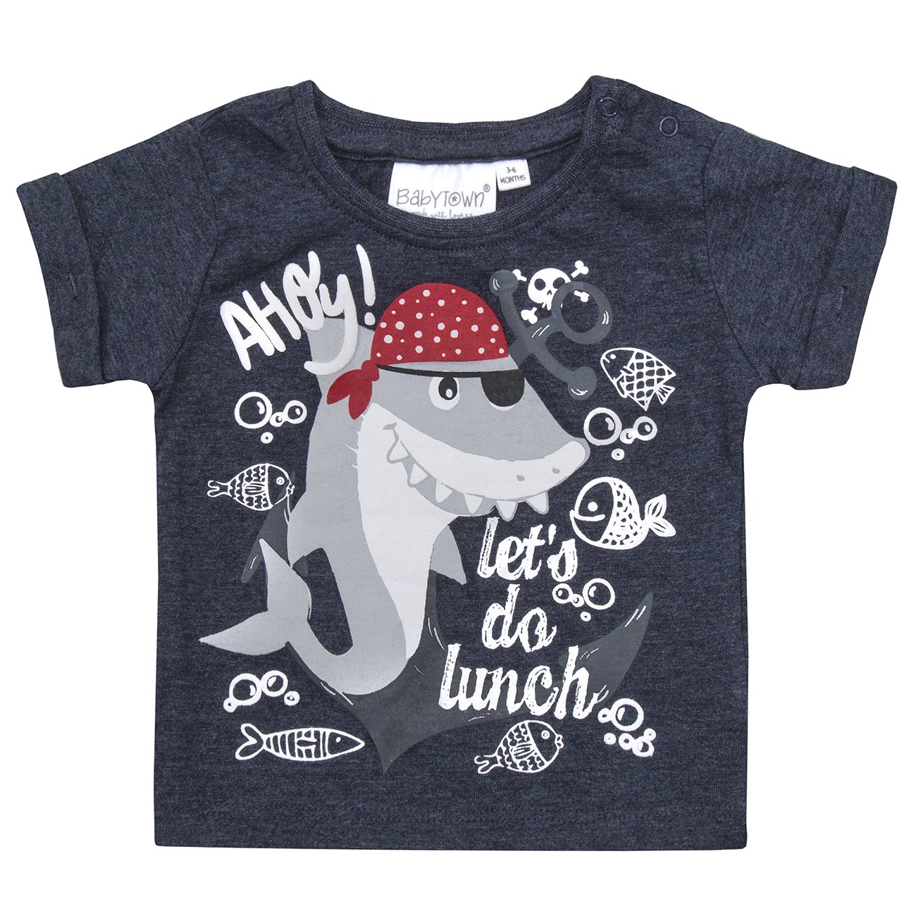 BabyTownNewborn Baby Boys Novelty T-Shirts (Ages 0-3 Up to 18-24 Months) Cotton Rich Top