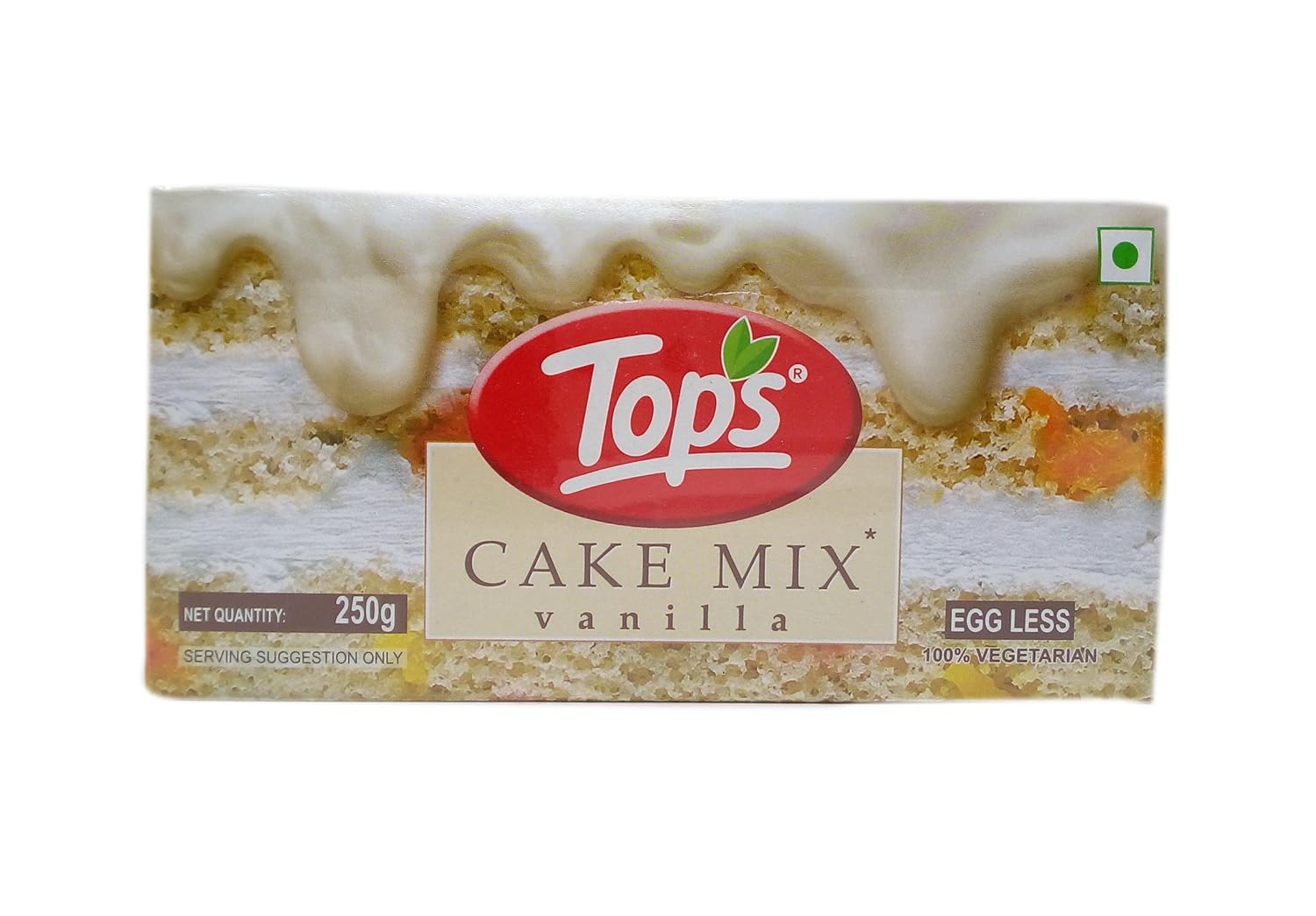 Tops Cake Mix Vanilla, 250g Carton Amazon.in Grocery & Gourmet Foods